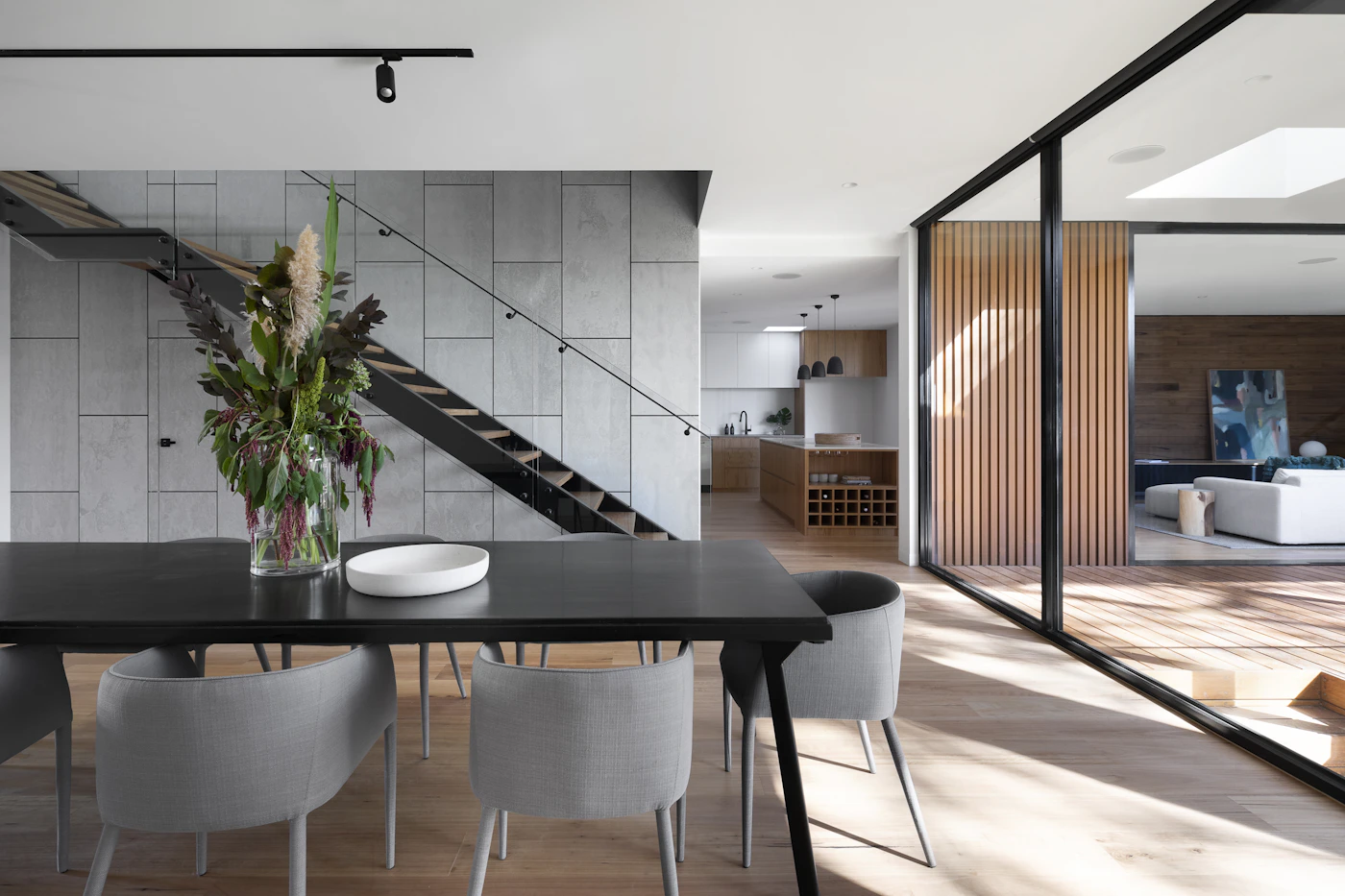 Bright home interior prepared for a real estate listing